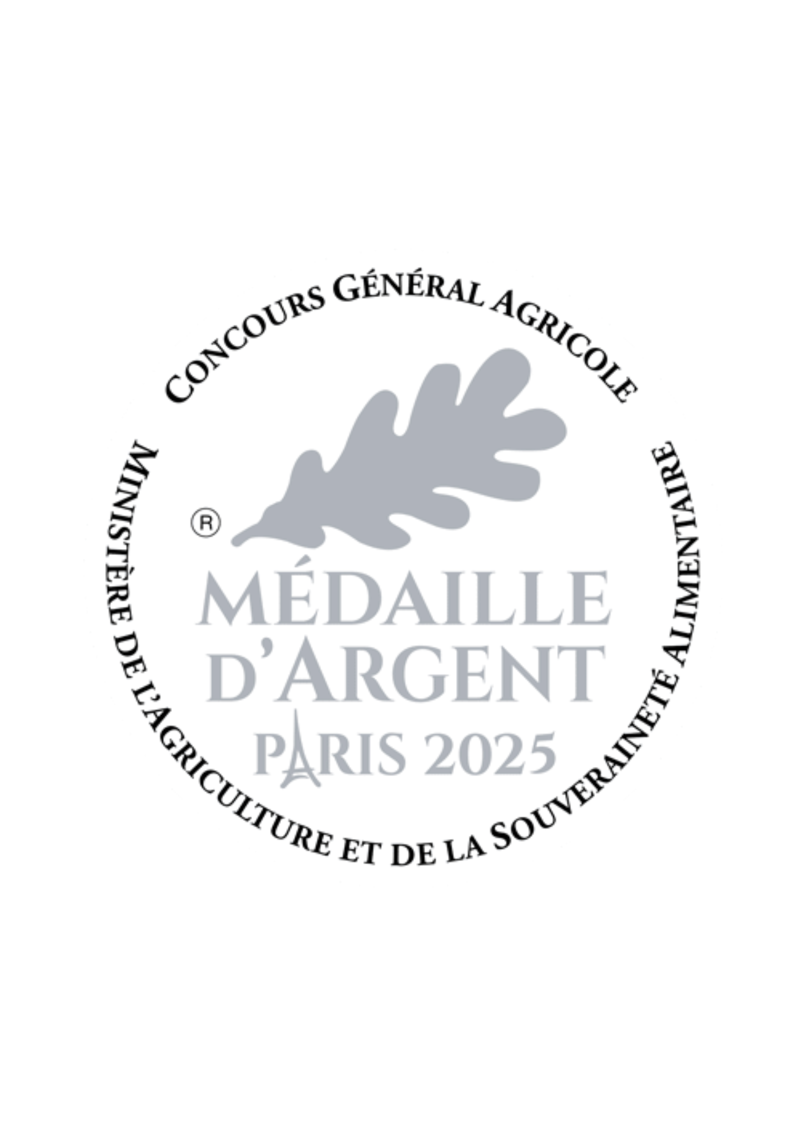 Médaille d'argent concours général agricole Paris 2025